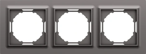 Рамка 3-я, Wave матовый титан Donel A07 DEW21345