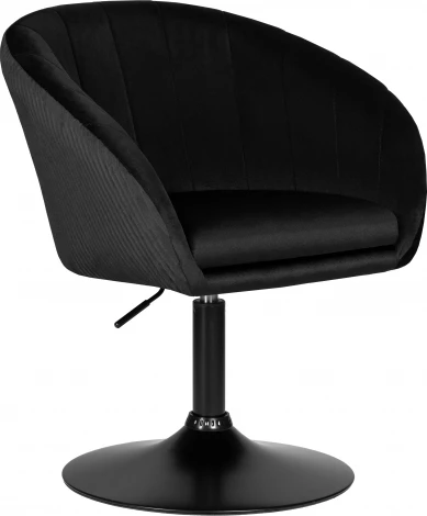 Кресло дизайнерское DOBRIN EDISON BLACK (черный велюр (1922-21)) Dobrin
