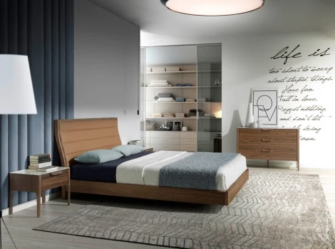 Комод Angel Cerda CP1806 (Коричневый,Медный/ Керамика,Керамика,Сталь,Дерево,Шпон ореха,Стекло,Стекло)