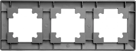 Рамка на 3 поста (графит) Stekker Катрин 39809