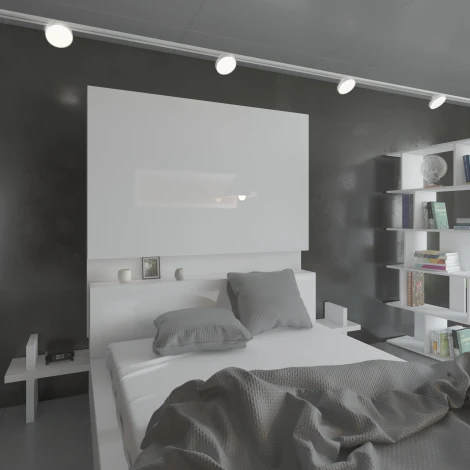 Трековый светильник однофазный светодиодный 220V Elektrostandard Pila 85078/01 a056102 (круглые)