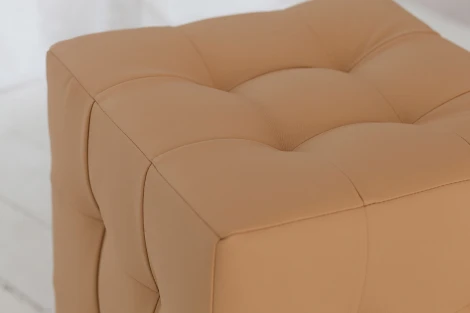 Пуф Dreambag Лотос Бежевый ЭкоКожа 13110