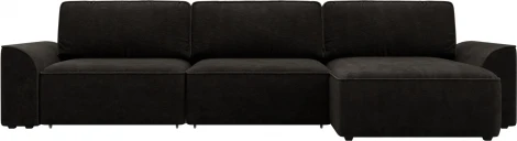 Диван угловой Лига-048 НПБ лонг Лига Диванов (Велюр) арт.128493