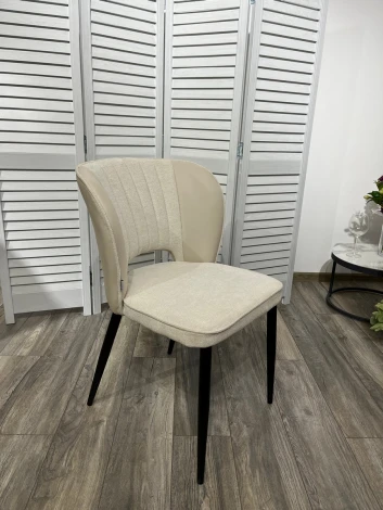 Обеденный стул M-City HERMES WZ2042-01 молочный/ HK017-01 слоновая кость,