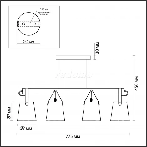 Потолочная люстра Lumion Tristen 3641/6C