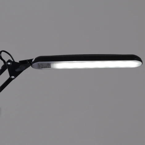 Офисная настольная лампа светодиодная на струбцине с регулировкой цветовой температуры Reluce 00005-0.7-01HV BK