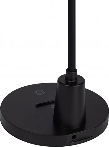 Офисная настольная лампа светодиодная с регулировкой яркости ЭРА NLED-501-10W-BK (220V, сенсорный выключатель)