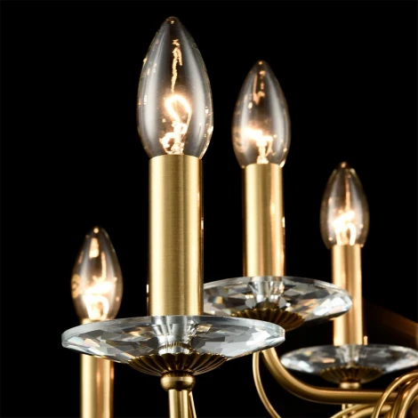 Подвесная люстра Lumion Incanto 8033/10 медь, металл/стекло Е14 10*40W 220V