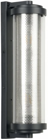 Настенный уличный светильник Novotech Matrix 370968 STREET черный IP54 E27 2*max 25W 220V (круглые)