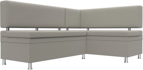 Диван кухонный угловой Стайл правый угол (Бежевый/Рогожка) Лига Диванов арт.122524