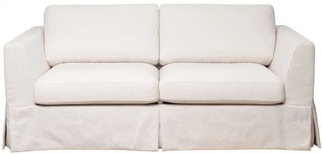 Диван Garda Decor GD-BAROLO230(CH)-3M-2 (Черный/Белый)