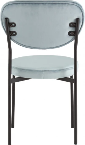 Стул обеденный Барбара велюр серо-голубой NC Stool Group (арт.УТ000039145)