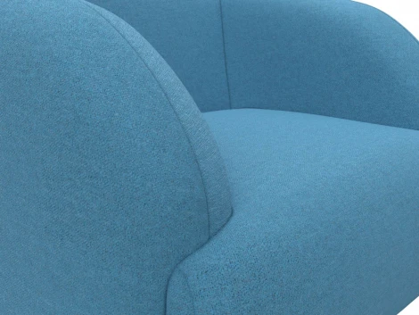 Кресло Лига-041 (Голубой/Рогожка) Лига Диванов арт.125650