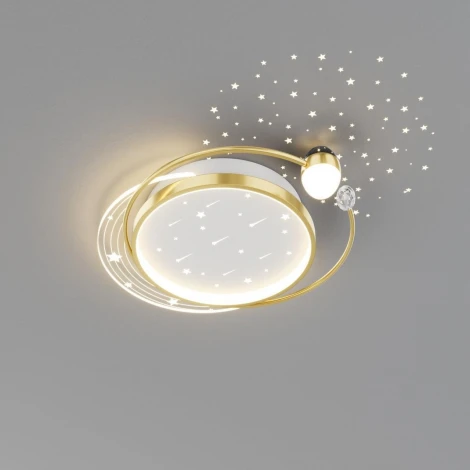 Потолочная люстра светодиодная F-Promo Cruise 4743-5C (регулировка яркости, 220V, пульт управления, звездное небо)