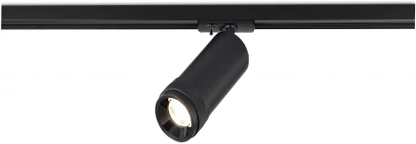 Трековый светильник однофазный ST Luce ST384.436.20 Черный LED 1*20W 220V (круглые)