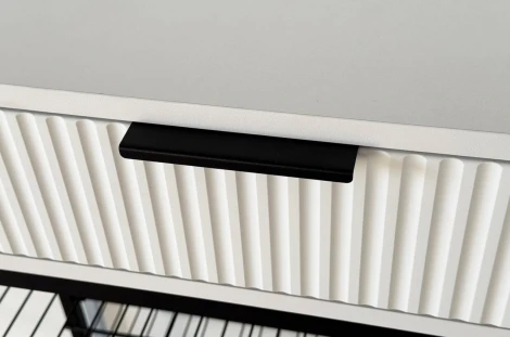 Обувница Вельвет Mebelson (ЛДСП,Металл/Светлое дерево,Белый,Черный) арт.173128,3323