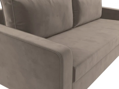 Диван прямой Лига-009 (Коричневый/Велюр) Лига Диванов арт.118044