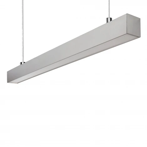 Настенно-потолочный линейный светильник светодиодный 5000K Uniel ULO-K10/11/12/14 ULO-K10D 30W/5000K/L60/H IP40 SILVER