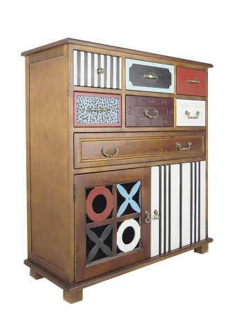 Вертикальный комод Gouache Birch