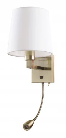 Бра на гибкой ножке для чтения Arte Lamp Hall A9246AP-2AB (220V, выключатель)