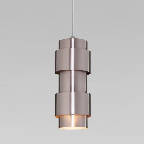 Подвесной светильник Eurosvet Mark 50235/1 никель (220V, на проводе, круглые)