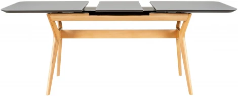 Стол R-Home раскл. Нарвик Glass 140-180 Automatic Natur/Dark matte Glass