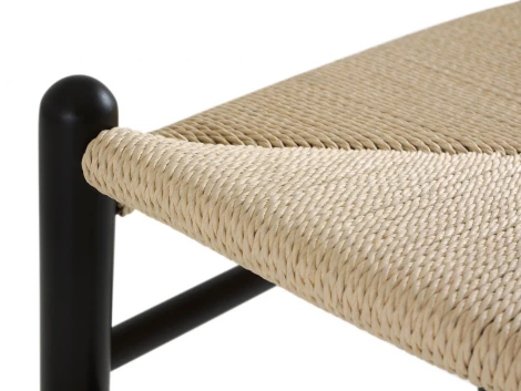 Стул Monk stick ОГОГО Обстановочка! 942590 (Массив,Дерево/Черный,Бежевый)