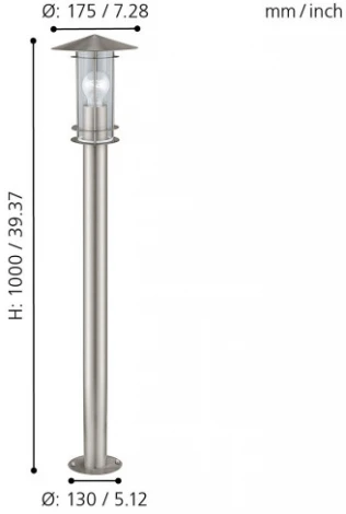 Наземный светильник Eglo Lisio 30188 (220V, IP44)
