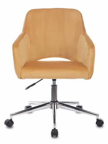 Кресло Бюрократ CH-380SL янтарный Italia 9 крестовина металл хром