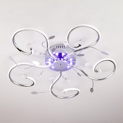 Потолочная люстра Eurosvet Curl 90129/5 хром