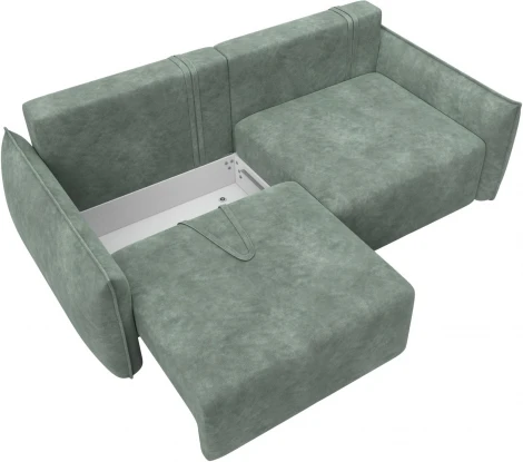 Диван прямой Лига-051 НПБ Лига Диванов (Велюр) арт.128700