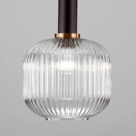 Подвесной светильник Eurosvet Bravo 50182/1 прозрачный (220V, на проводе, шар)
