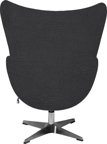 Кресло Bradex Home EGG CHAIR черный, экокожа (RF 0687)