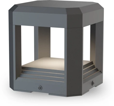 Наземный светильник Maytoni Royal Mile O019FL-L13GR3K (LED, 220V, куб, IP65)