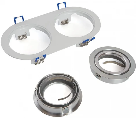 Светильник встраиваемый Feron DL2812 48461 50W G5.3 черный