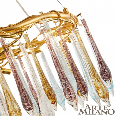 Подвесной светильник Arte Milano 500.D800.H350.G9.10 G (220V, подвески, на тросе, ветки)