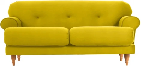 Диван Italia ОГОГО (арт.339953), (Ткань/Желтый)