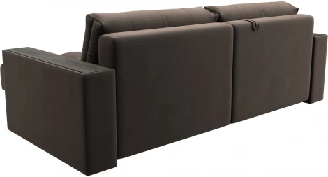 Диван угловой с декором Лига-049 НПБ Лига Диванов (Велюр) арт.128459