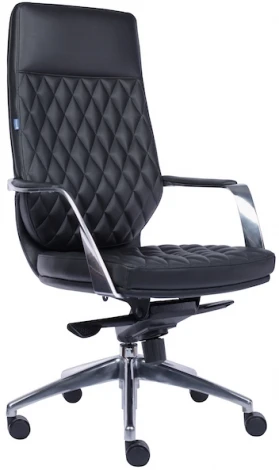 Компьютерное кресло Roma Кожа Черный