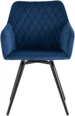 Стул вращающийся Дастин велюр синий УТ000036170