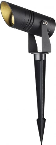 Грунтовый светильник Odeon Light Stima 6648/6GL3 черный/металл IP65 LED CREE 6W 3000K 220V (круглые)