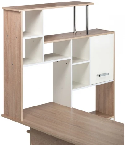 Компьютерный стол Woodville КС15 правый дуб сонома 328694