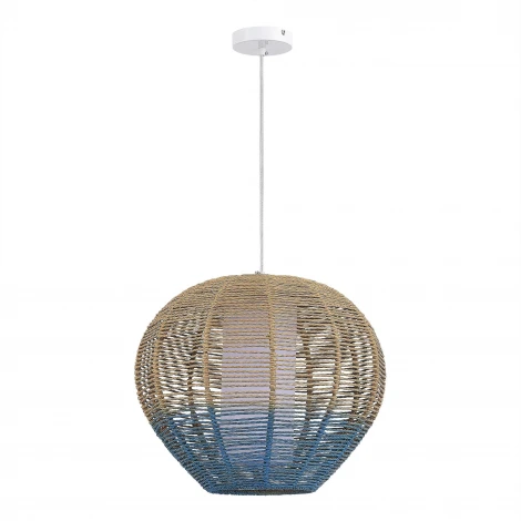 Подвесной светильник ST Luce Vimini SL1514.513.01 Белый/Бежевый, Синий E27 1*40W