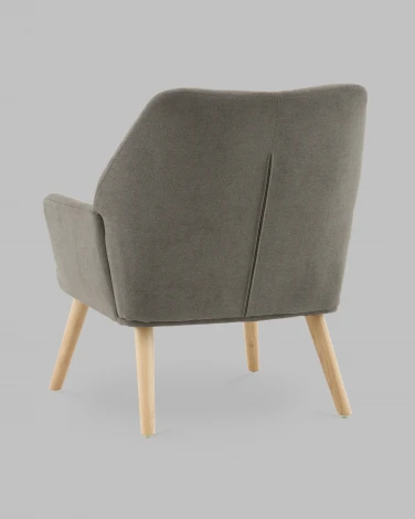 Кресло Харви серый деревянные ножки Stool Group арт.УТ000040118