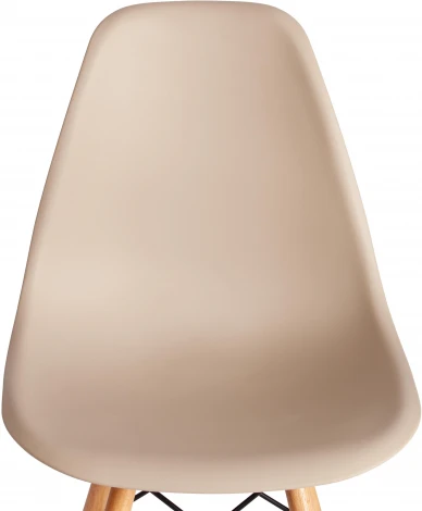 Стул CINDY (EAMES) (mod. 1801) / 2 шт. в упаковке Tetchair (Дерево бук,Металл,Пластик/Бежевый) арт.24421