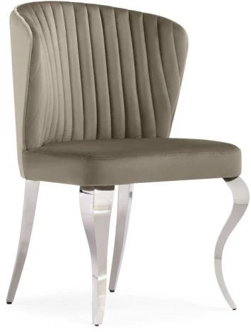 Стул Woodville на металлокаркасе Edwin light beige / steel 15389