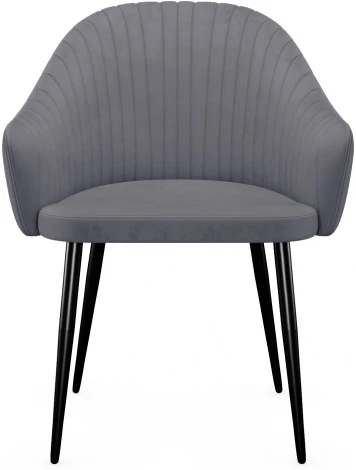 Стул DikLine 440 C56 серый, ножки черные арт.00-00072791