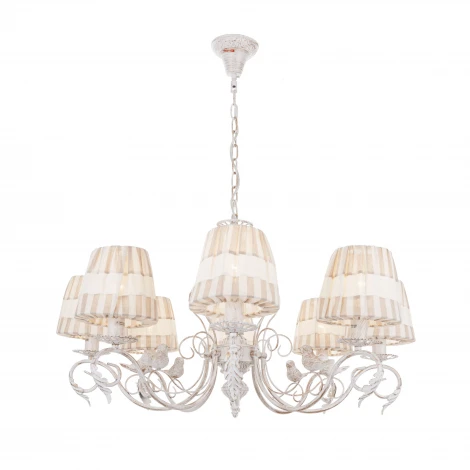 Подвесная люстра IDLamp Nido 555/8-Whitepatina