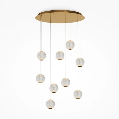 Подвесной светильник Maytoni Sapphire MOD293PL-L56BS3K (LED, 220V, на проводе, шарики)