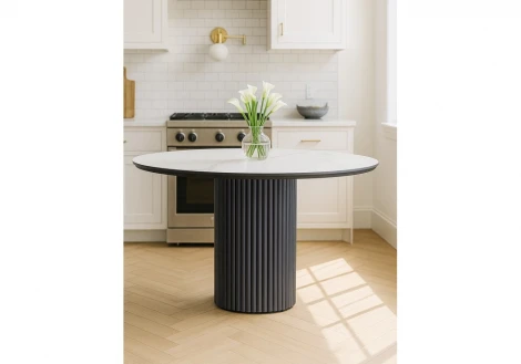 Кухонный стол Notta Барел 110 patagonoa bianco repose / черный